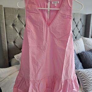 TCEC Pink V-Neck Dress